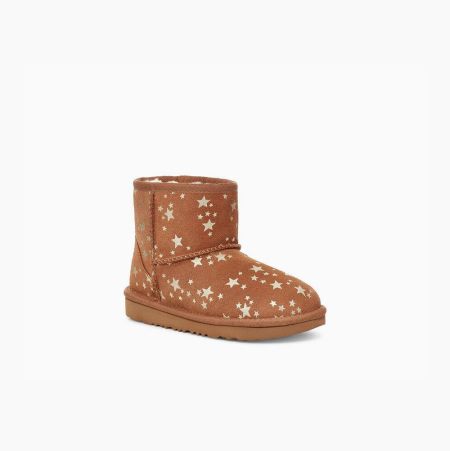 UGG Classic Mini II Stars - Boots Barn - Brune (NO-P424)